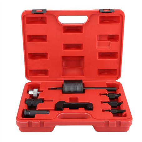 Kit d'extracteur d'injecteur 8pcs Outil d'extracteur d'injecteur Automatique Outil de démontage d'injection de Carburant de Mote
