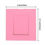 byou Cadre Photo Papier, Kit de Décoration Murale avec Cadres Photos avec 20 pièces Multicolore Mini Clips en Bois et 2 pièces T