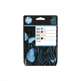 HP 963 pack de 4 cartouches d'encre authentiques. noir/cyan/magenta/jaune (6ZC70 109,99 €