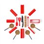 Aya Le Sushi Maker 3 - Coffret Premium 25 Pièces - Assistant IA - Recettes - Appareil et Moules à Sushi - Couteau Expert et Natt