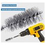 LNGJIN Lot de 14 brosses métalliques pour perceuse - Différentes tailles - Brosse cylindrique - Brosse métallique cylindrique - 
