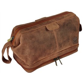 RUSTIC TOWN Trousse de Toilette en Cuir pour Homme