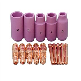 RIVERWELD Corps de Collet TIG 10N série Buses en Céramique D'alumine 10N45 10#