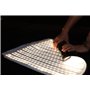 Falcon Eyes RX-24TDX III LED Studio Lighting 200W Bicolor 3000K-5600K IPX8 Imperméable à l’Eau avec Honeycomb Grid Softbox 9 Mod