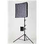 Falcon Eyes RX-24TDX III LED Studio Lighting 200W Bicolor 3000K-5600K IPX8 Imperméable à l’Eau avec Honeycomb Grid Softbox 9 Mod