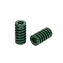 sourcing map 10pcs Ressort de Compression Moule Estampage Spirale 16 mm OD 30 mm de long charges lourdes vert
