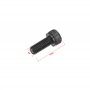 sourcing map M5 x 12 mm alliage d'acier vis Machine 12,9 Boulons tête creuse noire 50pcs