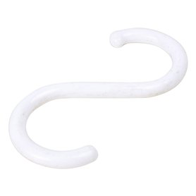 sourcing map Fermoir Forme de S Crochets en Plastique pour Rangement de Maison 5 Pcs