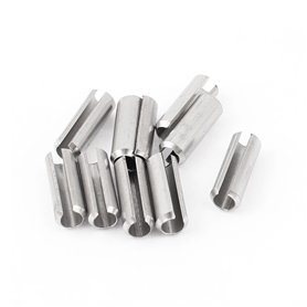 sourcing map 10pcs Goupille à ressort fendu élastique M8 x 25 mm 304 en acier inoxydable