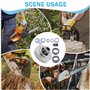 Adefol Tambour d'embrayage et Pignon Jante Kit pour Stihl 038 MS380 MS381 Tronçonneuse Pièces de Rechange avec Roulement à Aigui