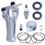 Adefol 68mm Segment de Piston Bielle Vilebrequin Joint Huile Kit pour Honda GX160 Chinese 168F 5.5HP Motor 13200-ZE1-010 13200-Z