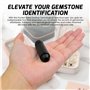 Pocket Handheld petit taille de diffraction grination spectroscope gemme spectromètre outil gemme pour l'identification rapide d