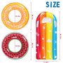 3 Pièces Gonflables Flotteurs pour Enfants : 2 bouées de Piscine Swim Ring + Matelas Gonflable