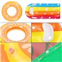 Auney Bouées de Natation, 3 Pièces Gonflables Flotteurs pour Enfants : 2 bouées de Piscine Swim Ring + Matelas Gonflable