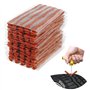 60PCS Bande de Réparation de Pneus, Kit Reparation Pneu Voiture Bouchon en Caoutchouc de Réparation de Pneus Tubeless, Kit Meche