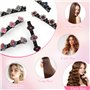 VMUTGA 6 Pièces Pinces à Cheveux, Barrette à Cheveux Tressée en Forme de Fleur avec Strass Pinces à Cheveux Double Couche Bijoux