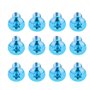 12 pièces vtt boulons de rotor de frein à disque vtt vis de vélo vis de disque de frein pour vtt route vtt tête T25 (bleu)