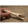 efo Ensemble de 3 Cuillères en Bois à Longs Manches - Cuillères en Bois Polyvalentes - Pelles à Sel et à Épices en Bois – Cuillè