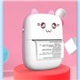 WANGCL Mini Imprimante Thermique avec Recharge USB Bluetooth Petite Imprimante Portable Compatible avec Android ou iOS