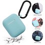 Étui en Silicone Compatible avec Les AirPods 2 1 avec kit de Nettoyage, étui de Protection Compatible avec Apple AirPods 2 avec 