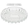 Kepfire Créatif Rond Transparent Cristal Verre Cigare Cendriers Européen Maison Bureau Bar Intérieur Café Table Restaurant Décor