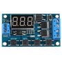 HALJIA Tableau de contrôle Circuit double MOS Minuteur/retardateur/commutateur Remplacement de module de relais CC 24 V/12 V
