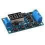 HALJIA Tableau de contrôle Circuit double MOS Minuteur/retardateur/commutateur Remplacement de module de relais CC 24 V/12 V