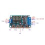 HALJIA Tableau de contrôle Circuit double MOS Minuteur/retardateur/commutateur Remplacement de module de relais CC 24 V/12 V