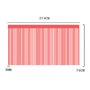Comfysail Jupe de table métallique à franges scintillantes pour décoration de fête de mariage 74 x 274 cm
