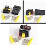 CESFONJER Imperméable à l'eau Connecteur, Électrique Prise Mâle et Femelle, AWG Connecteur étanche électrique pour Moto Scooter 