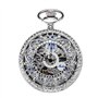 TREEWETO Montre Gousset Mecanique Montres Poche Steampunk Squelette rétro Pendentif Montre de Poche Montre Gousset Dore Montre P