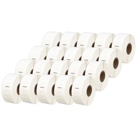 20 Compatibles Rouleaux Papier 11352 S0722520 25mm x 54mm Étiquettes adresse pour Dymo LabelWriter 4XL 450 400 330 320 310 Twin