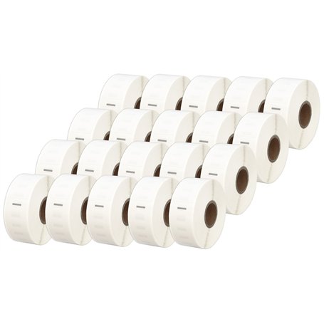 20 Compatibles Rouleaux Papier 11352 S0722520 25mm x 54mm Étiquettes adresse pour Dymo LabelWriter 4XL 450 400 330 320 310 Twin