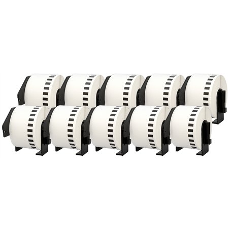 10 Compatibles Rouleaux DK22223 DK-22223 50mm x 30