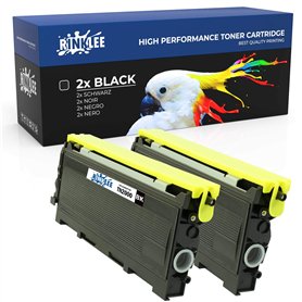 RINKLEE TN2000 Cartouche de Toner Compatible pour Brother DCP-7010 DCP-7020 DCP-7025 HL-2030 2032 HL-2040 HL-2050 HL-2070 FAX-28