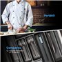 Anpro Thermomètre de Cuisson,Thermomètres de Cuisine Thermomètre Numérique Digital avec Sonde Longue et LCD Ecran pour Nouriture