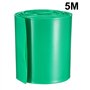sourcing map Gaine Thermorétractable PVC Emballage Batterie Tube 65mm Plat Largeur pour AA Puissance Fournitures 5 Mètres Longue