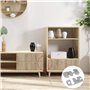 YSDMY 16 Pièces Support Montage Encastré Dissimulé, Supports Suspension Emboîtement Robuste, Boucle Quincaillerie Murale en Acie