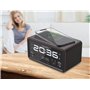 Inscabin W20A DAB/DAB + FM Radio-réveil numérique avec chargement sans fil/grand écran, haut-parleur sans fil portable avec Blue