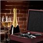 Tire Bouchon,Ouvre-Bouteille Coupe-Capsule Verseur-Aérateur Bouchon à Vide pour cadeau de Noël Amateurs de Vins.