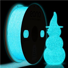 Eono Filament PLA à paillettes Glow Bleu 1