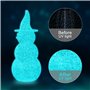 Eono Filament PLA à paillettes Glow Bleu 1,75 mm (± 0,03 mm), filament lumineux pour imprimante FDM, effet scintillant similaire