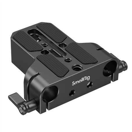 SMALLRIG Base Plate avec 15mm Dual Rod Clamp pour Follow Focus