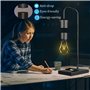 Floatidea Lampe de bureau magnétique à lévitation sans fil Ampoule LED Cadeaux uniques, lumière de nuit, décoration de chambre, 