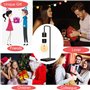 Floatidea Ampoule à lévitation magnétique avec socle de recharge sans fil de luxe (Apple/Android) Lampe de table flottante noire