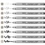 beupro Fineliner, noir Pigment Liner micro stylo à dessin pour le croquis de documents de bureau Comic manga scrapbooking et uti