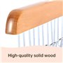 Lot de 2 Porte-Ceintures pour Armoire, Cintre Multifonction en Bois avec 8 Crochets, Organisateur Tournant 360°pour Ceintures, C