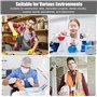 Lunettes de Protection, 10 Pièces Lunettes Sécurité Réglables Lunette Anti Rayures Verres,Écran oculaire Enveloppant pour Le Tra