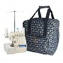 Marguerite Marine | 38x36x33cm | Sac de Transport pour Janome