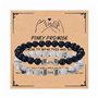 DIOWUS Bracelet haltère pour homme et femme